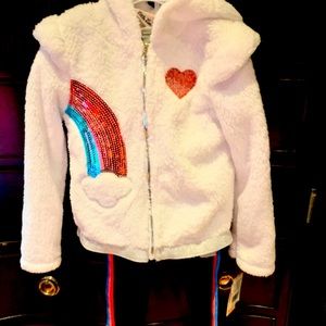 Brand New! Little Lass 3 Piece Jacket, Shirt and Jeggings Set Size 5